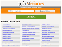 Tablet Screenshot of guiamisiones.com.ar